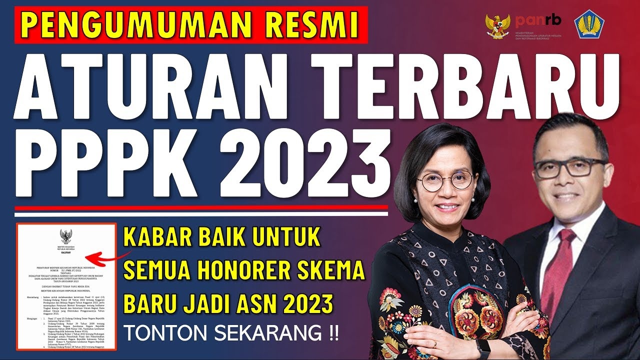 Aturan Terbaru Seleksi PPPK 2023