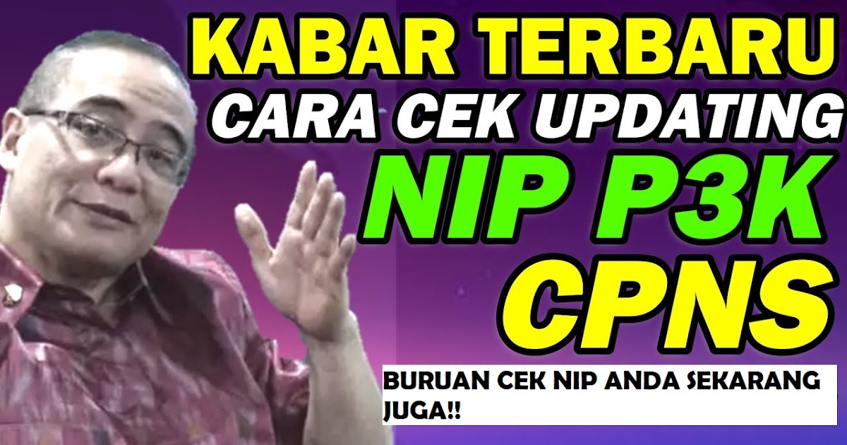 CEK NIP PPPK ONLINE