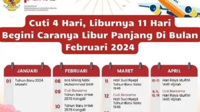 Jadwal Libur Cuti Bersama ASN 2024